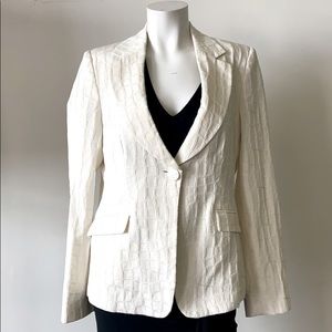 Armani Collezioni cream evening jacket-EU 50